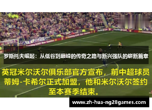 罗斯托夫崛起：从低谷到巅峰的传奇之路与新兴强队的崭新篇章